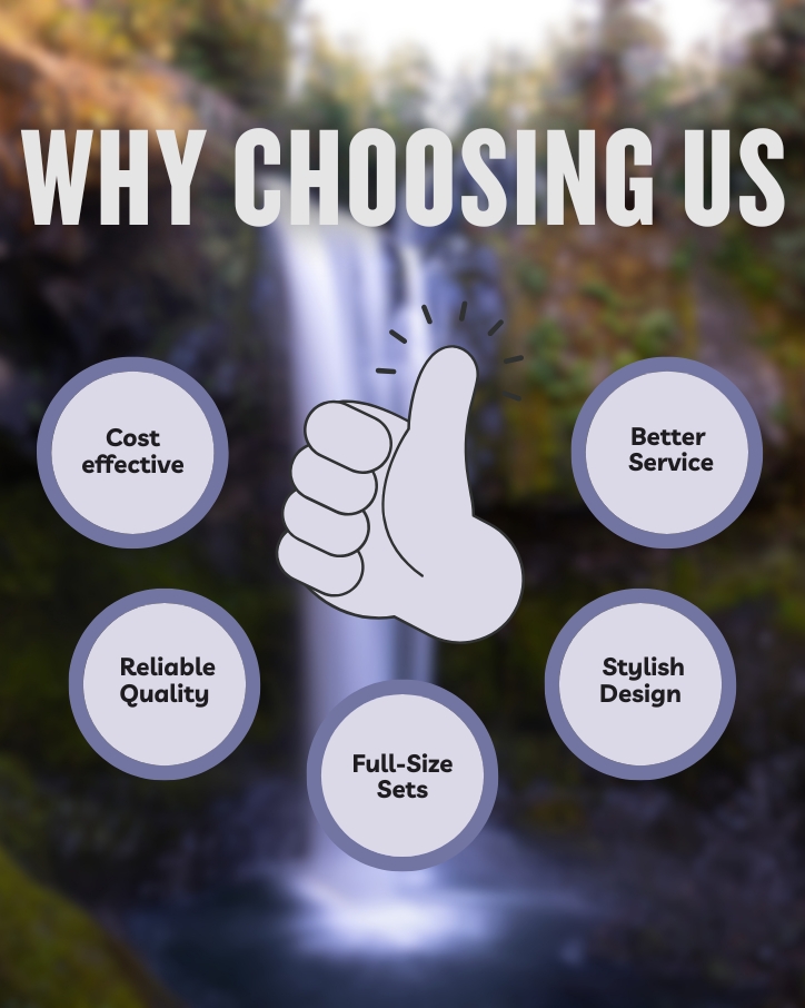 why choose us - Cost effective, Reliable quality, Better service, Full size luggage bag sets, stulish design Luggage Trolley Bags set of 3