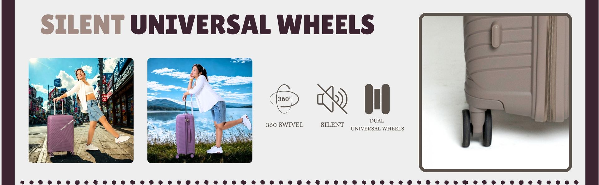 Hoffera Pyramid Trolley Set of 3 8 wheels